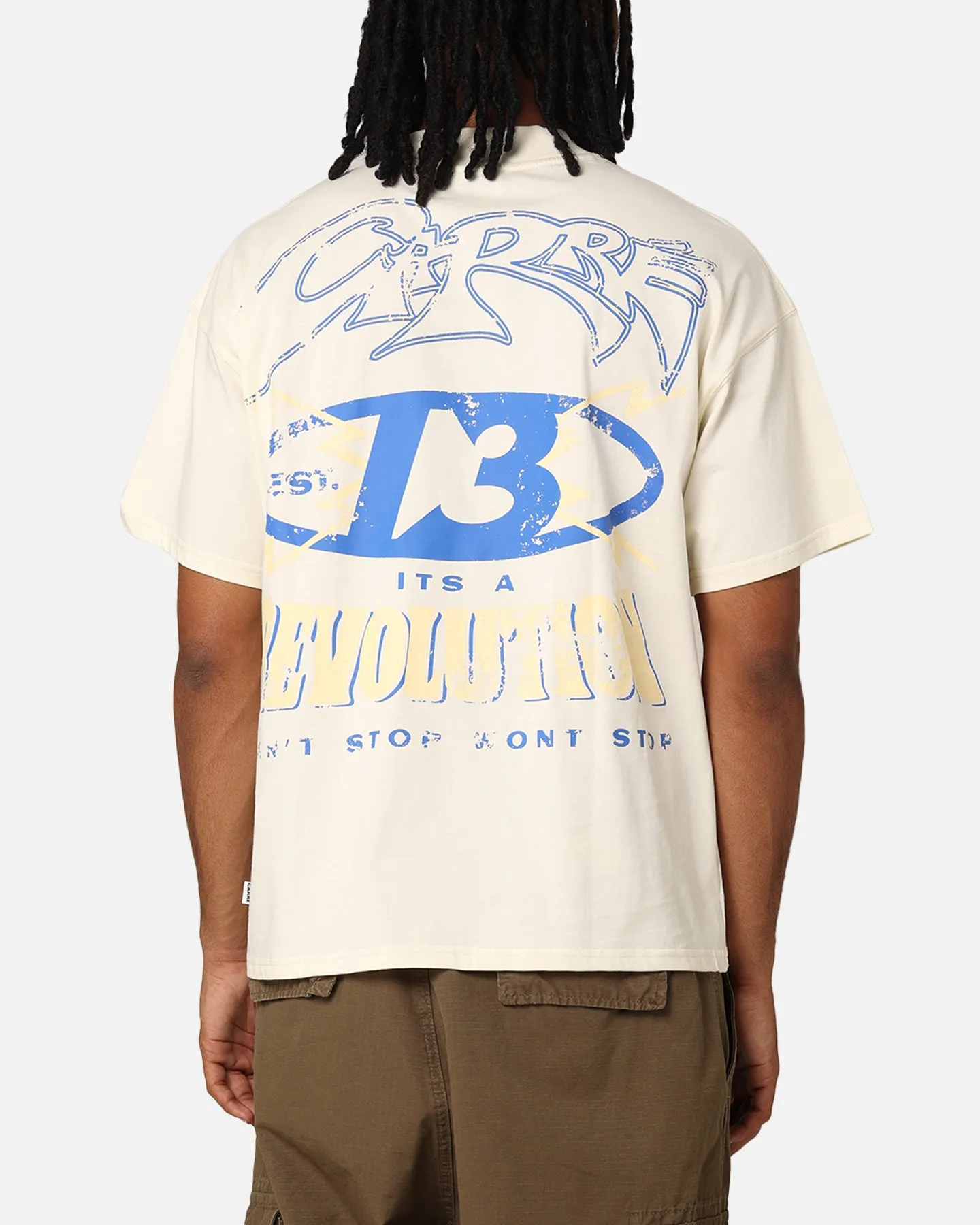 Casual Elegance Chic Comfort Wear Carr?? Revolution 13 Oversized T-Shirt Off White