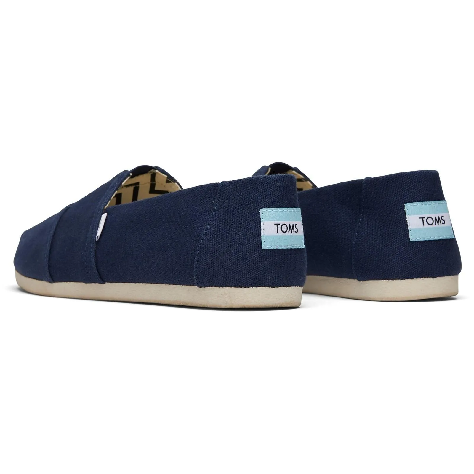 TOMS Mens Alpargata Shoes Navy Power Grip Low Profile Design