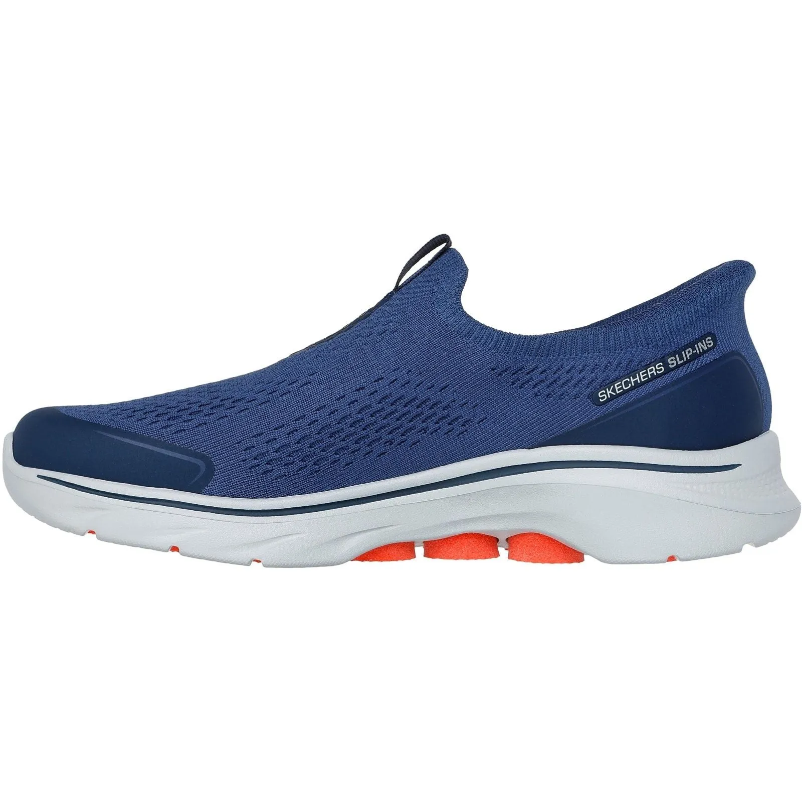 High Rebound Midsole Supportive Skechers Mens GO WALK 7 Easy On Evolution Trainer Navy