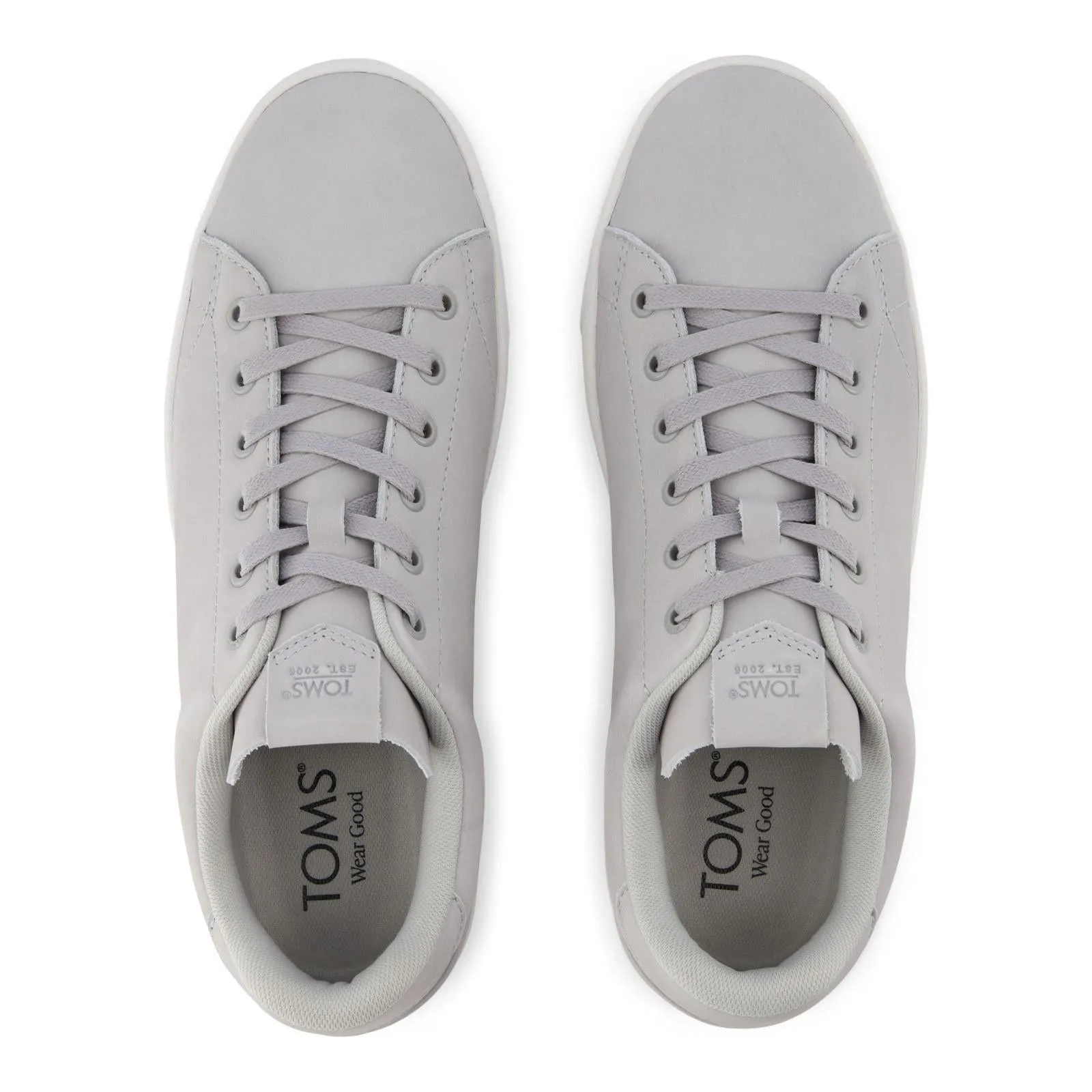 TOMS Mens TRVL LITE 2.0 Low Trainer Light Grey Reinforced