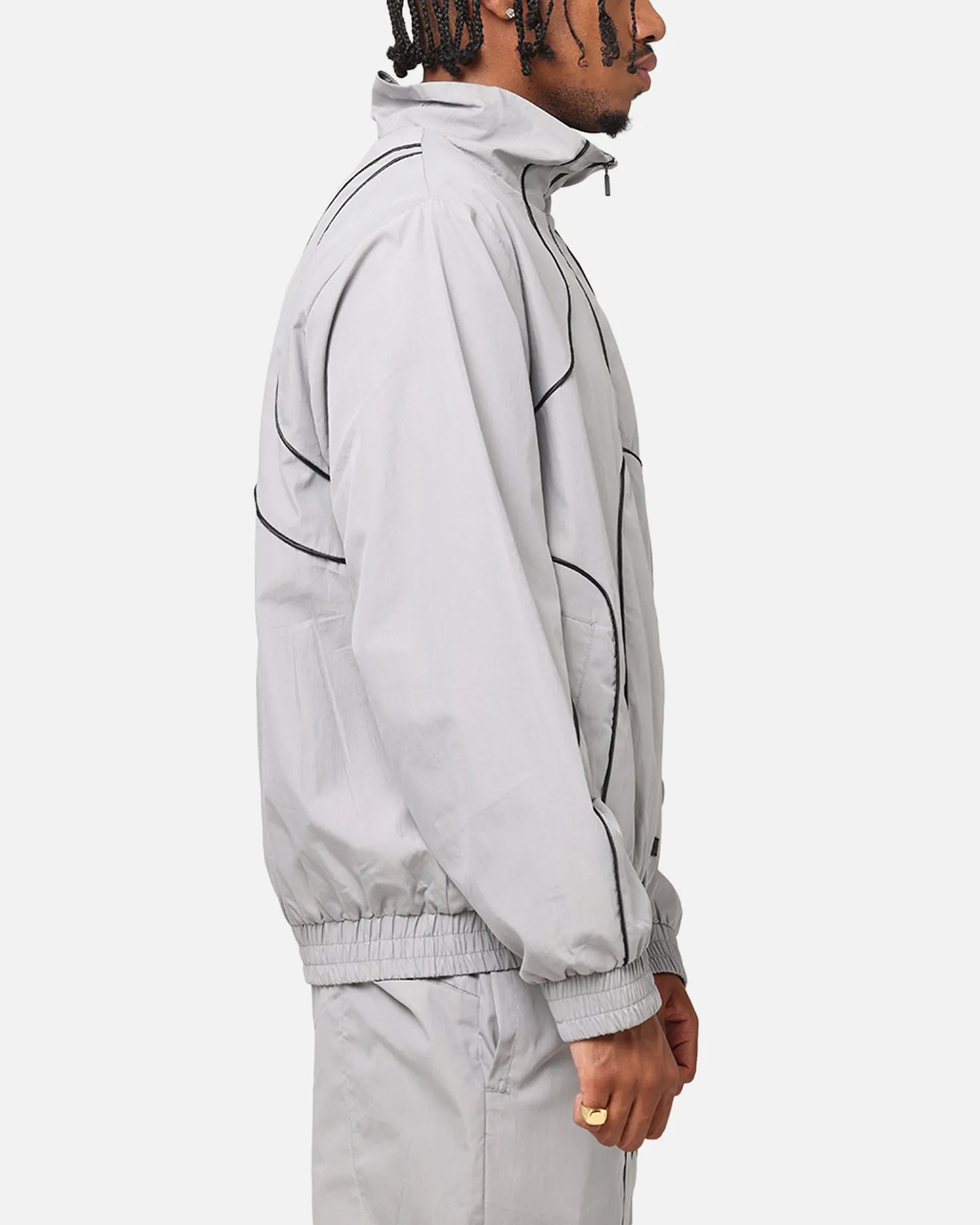 The Anti Order Stereo Nylon Track Jacket Grey suitable for performance costumes Everyday Coverage
